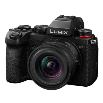 Mirrorless Cameras - Panasonic Pro Panasonic Lumix DC-S5D + LUMIX S 18-40mm Zoom Lens S-R1840E (DC-S5DNE-K) - quick order from manufacturer