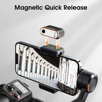 Video stabilizatori - Hohem Magnetic Fill light & Integrated with AI Tracking Module for iSteady M6 MTK L02 - быстрый заказ от п