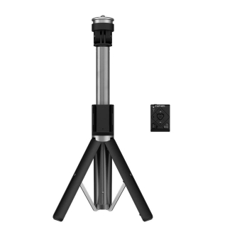 Video stabilizatori - Hohem Remote Control And Extendable Tripod Are Compatible with iSteady Pro4 Extended Length 510mm Black RS