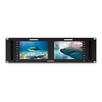 LCD monitori filmēšanai - Feelworld D71 PLUS H Dual Rack Monitor D71PLUS H - ātri pasūtīt no ražotāja