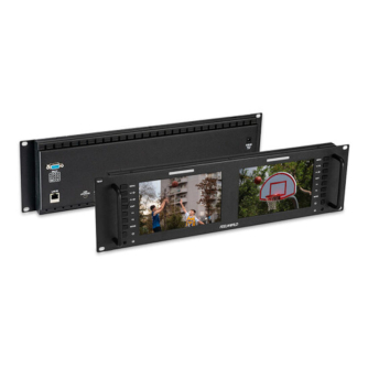 LCD monitori filmēšanai - Feelworld D71 PLUS H Dual Rack Monitor D71PLUS H - ātri pasūtīt no ražotāja