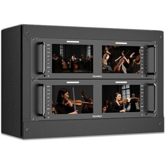 LCD monitori filmēšanai - Feelworld D71 PLUS H Dual Rack Monitor D71PLUS H - быстрый заказ от производителя