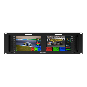 LCD monitori filmēšanai - Feelworld D71 PLUS Dual Rack Monitor SDI D71 PLUS - быстрый заказ от производителя