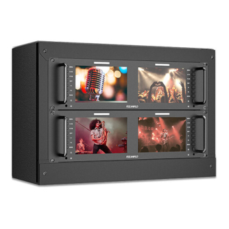 LCD monitori filmēšanai - Feelworld D71 PLUS Dual Rack Monitor SDI D71 PLUS - быстрый заказ от производителя