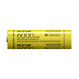 New products - Nitecore NL2160 (6000mAh) 21700 NL2160 - quick order from manufacturer