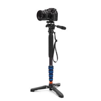 New products - 3 Legged Thing Punks Taylor 2.0 Monopod Kit w/wrist strap & DOCZ2 Foot Stabilizer Blk w/Blue TAYLORSKBLUE - quick order from manufacturer