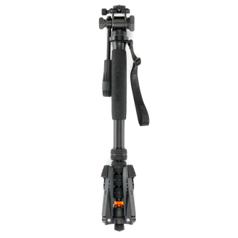 New products - 3 Legged Thing Punks Taylor 2.0 Monopod Kit w/DOCZ2 Foot Stabilizer & AH Trinity Darkness/Matte Black TAYLORSKDARK - quick order from manufacturer