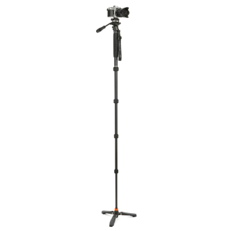 New products - 3 Legged Thing Punks Taylor 2.0 Monopod Kit w/DOCZ2 Foot Stabilizer & AH Trinity Darkness/Matte Black TAYLORSKDARK - quick order from manufacturer