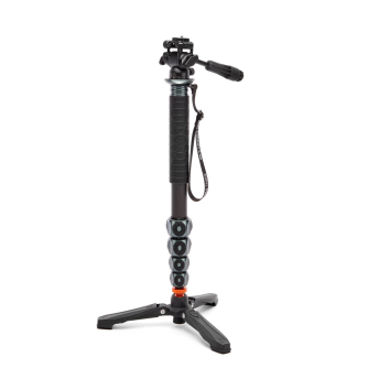 New products - 3 Legged Thing Legends Alana Monopod Metallic Slate Grey Kit w/DOCZ2 Foot Stabilizer & AH Trinity Darkness/Matte Black ALANAS... - quick order from manufacturer