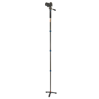 New products - 3 Legged Thing Punks Trent 2.0 Monopod Kit w/DOCZ2 Foot Stabilizer Blk w/Blue TRENTSKBLUE - quick order from manufacturer