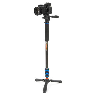 New products - 3 Legged Thing Punks Trent 2.0 Monopod Kit w/DOCZ2 Foot Stabilizer Blk w/Blue TRENTSKBLUE - quick order from manufacturer