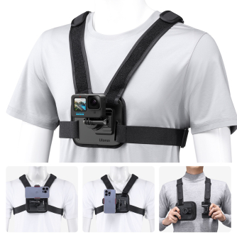 Sortimenta jaunumi - Ulanzi CM028 Go Quick II Magnetic Action Camera Body Mount Harness C021GBB1 C021GBB1 - ātri pasūtīt no ražotāja