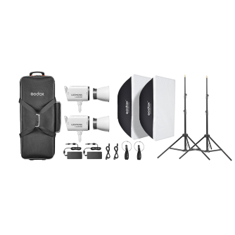 New products - Godox Litemons LA300Bi Bi color LED Video Light 2 light kit LA300BI K2 - quick order from manufacturer