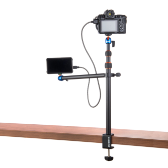 New products - 3 Legged Thing Camera Desk Mount Stand CDMS 1A Black / Blue CDMS 1A - quick order from manufacturer