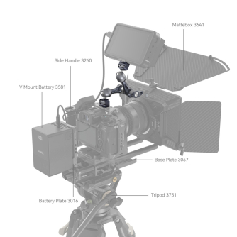 Turētāji - SmallRig 4899 Rosette Magic Arm (7) with ARRI Locating Screw 4899 - быстрый заказ от производителя