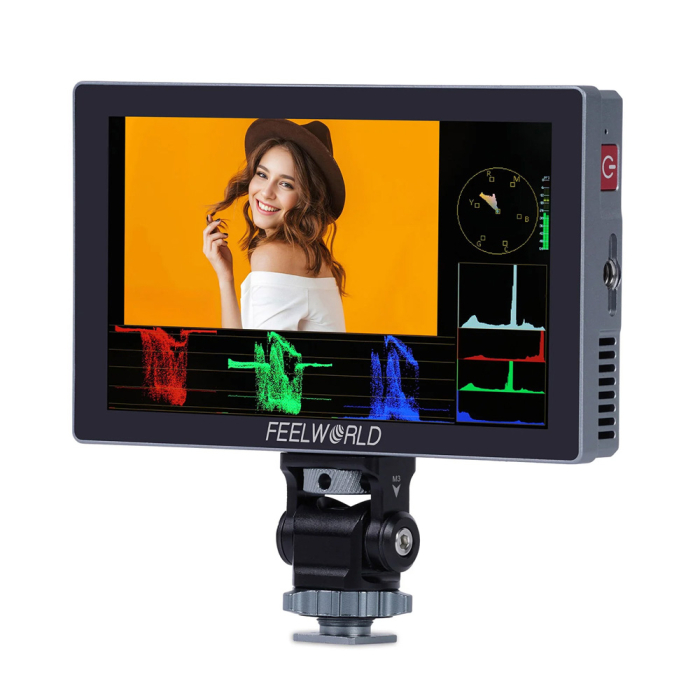 External LCD Displays - Feelworld P6X 5.5 Inch Aluminium DSLR Camera Field Monitor Touch Screen 4K HDMI P6X - quick order from manufacturer