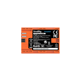 Camera Batteries - SmallRig 4968 LP E6NH USB C Rechargeable Camera Battery (Orange) 4968 - buy today in store and with delivery