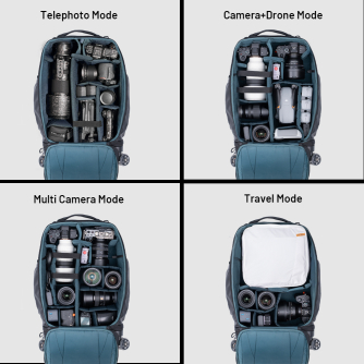 Mugursomas - PGYTECH Roller Camera Backpack (Space Black) P CB 180 - ātri pasūtīt no ražotāja