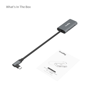 Docks & HUB - SMALLRIG 4598 USB-C HUB 4-IN-1 PD/USB-C 3.1/USB-C 2.0 с аудио адаптером 4598 - купить сегодня в магазине и с доста