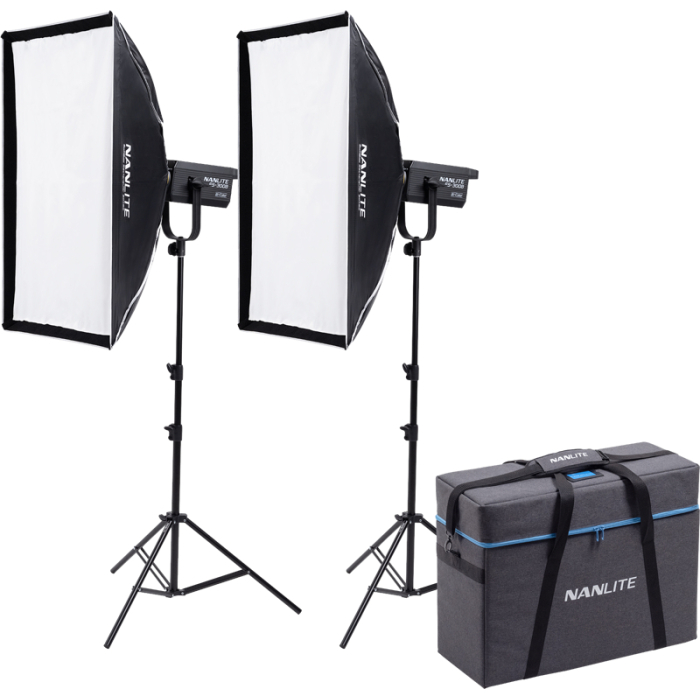 NANLITEFS-300BBI-COLOUR2LIGHTKITWITHSTANDFS-300B2KIT-S-LS-1