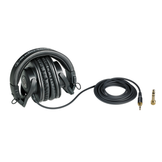 Headphones - AUDIO-TECHNICA Professional Monitor Headphones ATH-M30X, BLACK - buy today in store and with delivery