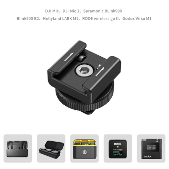 Accessories for rigs - SmallRig 4822 Wireless Microphone Support with Cold Shoe Mount - buy today in store and with delivery