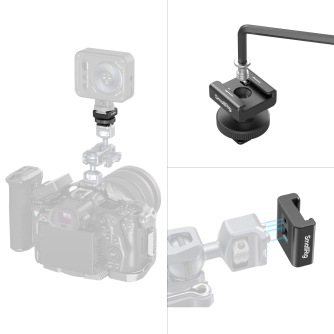 Accessories for rigs - SmallRig 4822 Wireless Microphone Support with Cold Shoe Mount - buy today in store and with delivery