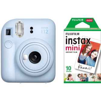 Momentfoto kamera - Fujifilm Instax Mini 12, pastel blue + film - быстрый заказ от производителя