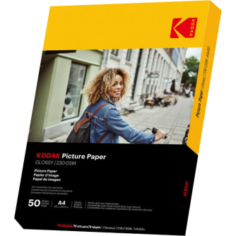 New products - Kodak photo paper A4 Glossy 230g 50 sheets 9891267 - quick order from manufacturer