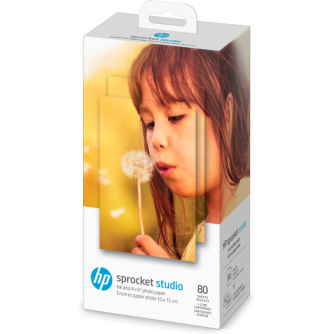 New products - HP photo paper + ink cartridge Sprocket Studio 4x6 80 sheets HPISC80 - quick order from manufacturer