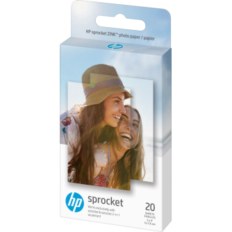 Sortimenta jaunumi - HP photo paper Sprocket Zink 5x7.6cm 20 sheets HPIZ2X320 - ātri pasūtīt no ražotāja