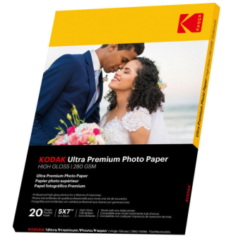 Sortimenta jaunumi - Kodak photo paper 13x18cm Ultra Premium glossy 280g 20 sheets 9891175 - быстрый заказ от производителя