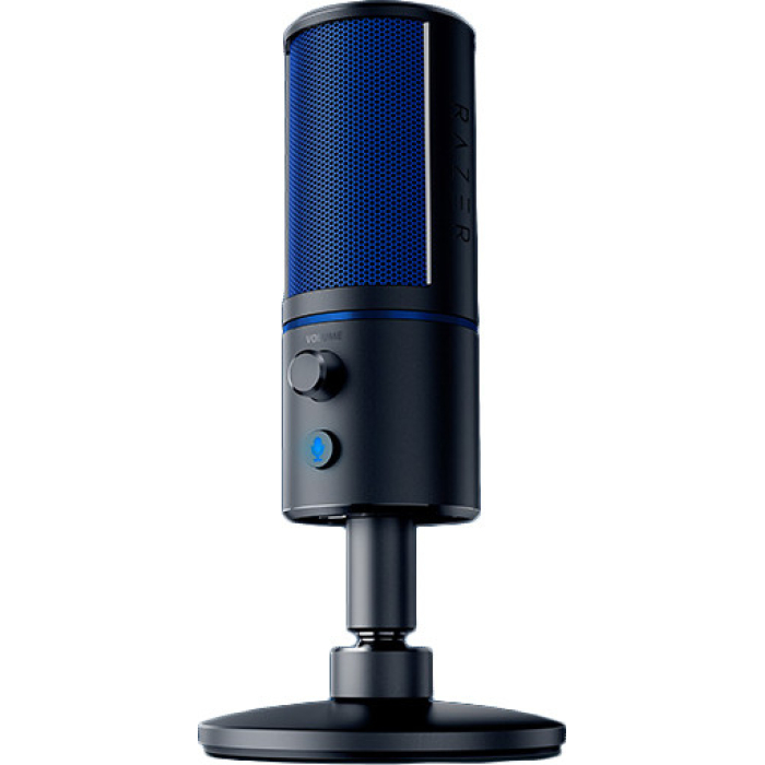 New products - Razer microphone Seiren X PS4, black/blue RZ19-02290200-R3G1 - quick order from manufacturer