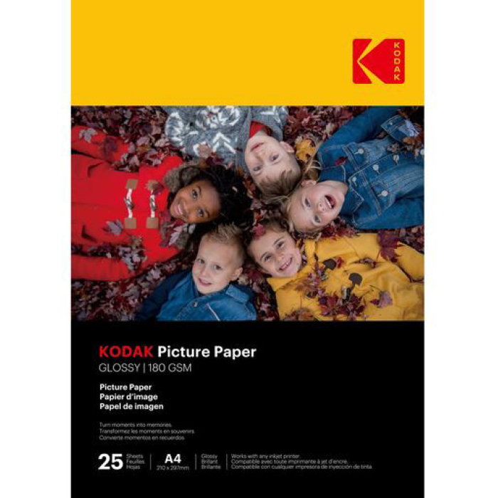 New products - Kodak fotopaber A4 glossy 180g 25 sheets 9891624 - quick order from manufacturer