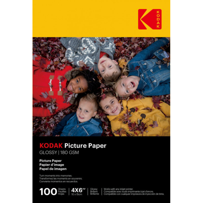 Sortimenta jaunumi - Kodak photo paper 10x15cm glossy 180g 100 sheets 9891161 - быстрый заказ от производителя