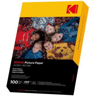 Sortimenta jaunumi - Kodak photo paper 10x15cm glossy 180g 100 sheets 9891161 - быстрый заказ от производителя