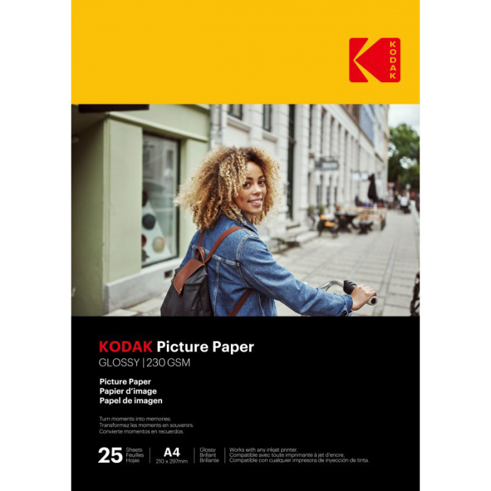 Sortimenta jaunumi - Kodak photo paper A4 glossy 230g 25 sheets 9891266 - быстрый заказ от производителя