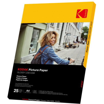 Sortimenta jaunumi - Kodak photo paper A4 glossy 230g 25 sheets 9891266 - быстрый заказ от производителя