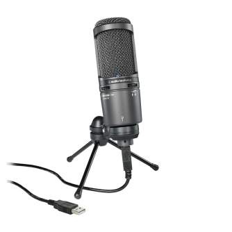 Podcast Microphones - Audio-Technica AT2020USB+ Cardioid Condenser USBmicrophone - buy today in store and with delivery