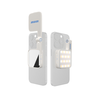 Mini LED šviesos šaltinis - amaran Go White Ультракомпактный мини-светильник для телефона - купить сегодня в магазине и с достав