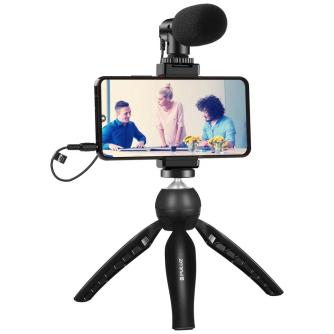 Sortimenta jaunumi - PULUZ broadcast Smartphone Video Vlogger KIT - быстрый заказ от производителя