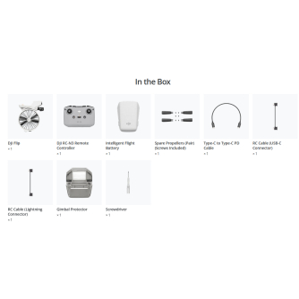DJI Droni - DroneDJIDJI Flip (RC-N3)ConsumerCP.FP.00000179.01 - perc šodien veikalā un ar piegādi
