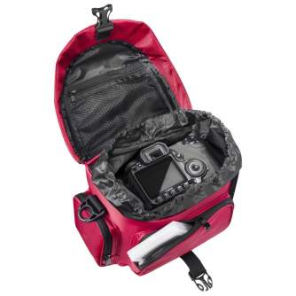 Shoulder Bags - mantona Premium Camera Bag red/black - quick order from manufacturer