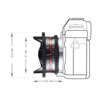 Discontinued - Walimex pro 7,5/3,8 Fisheye Video APS-C MFT