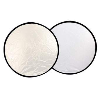 Foldable Reflectors - Falcon Eyes Reflector CFR-42S Silver/White 107 cm - quick order from manufacturer