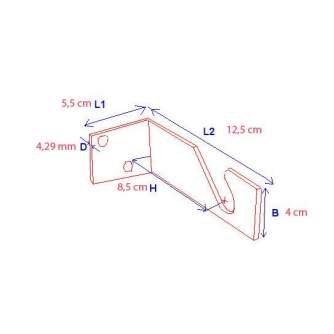 Background holders - Falcon Eyes Bracket FA-013 for B-Reel - buy today in store and with delivery