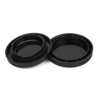 Discontinued - Pixel Lens Rear Cap MC-22B + Body Cap MC-22L for Micro Four Thirds