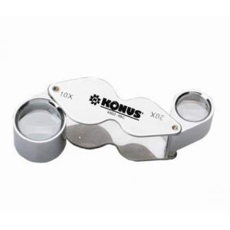 Magnifying Glasses - Konus Dual Loupe 10x-20x - quick order from manufacturer