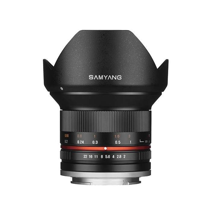 Objektīvi bezspoguļa kamerām - SAMYANG 12MM F2,0 SONY E BLACK - ātri pasūtīt no ražotāja