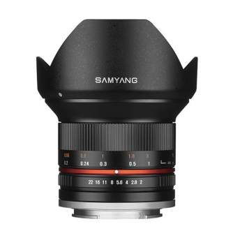 Mirrorless Lenses - Samyang 12 mm f / 2.0 lens for Fuji X - silver - quick order from manufacturer